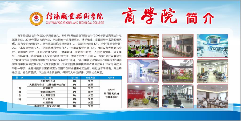 学院简介-信阳职业技术学院商学院